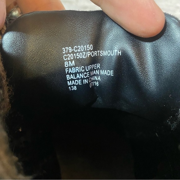 Cliffs by White Mountain Leather Black Fabric Cuffed Boots Women’s 8M - Picture 3 of 8